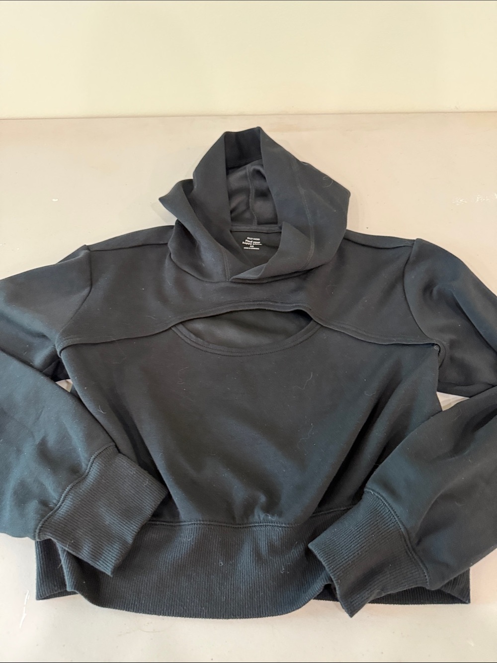 Gilly Hicks Black Pullover Hoodie with Subtle Logo